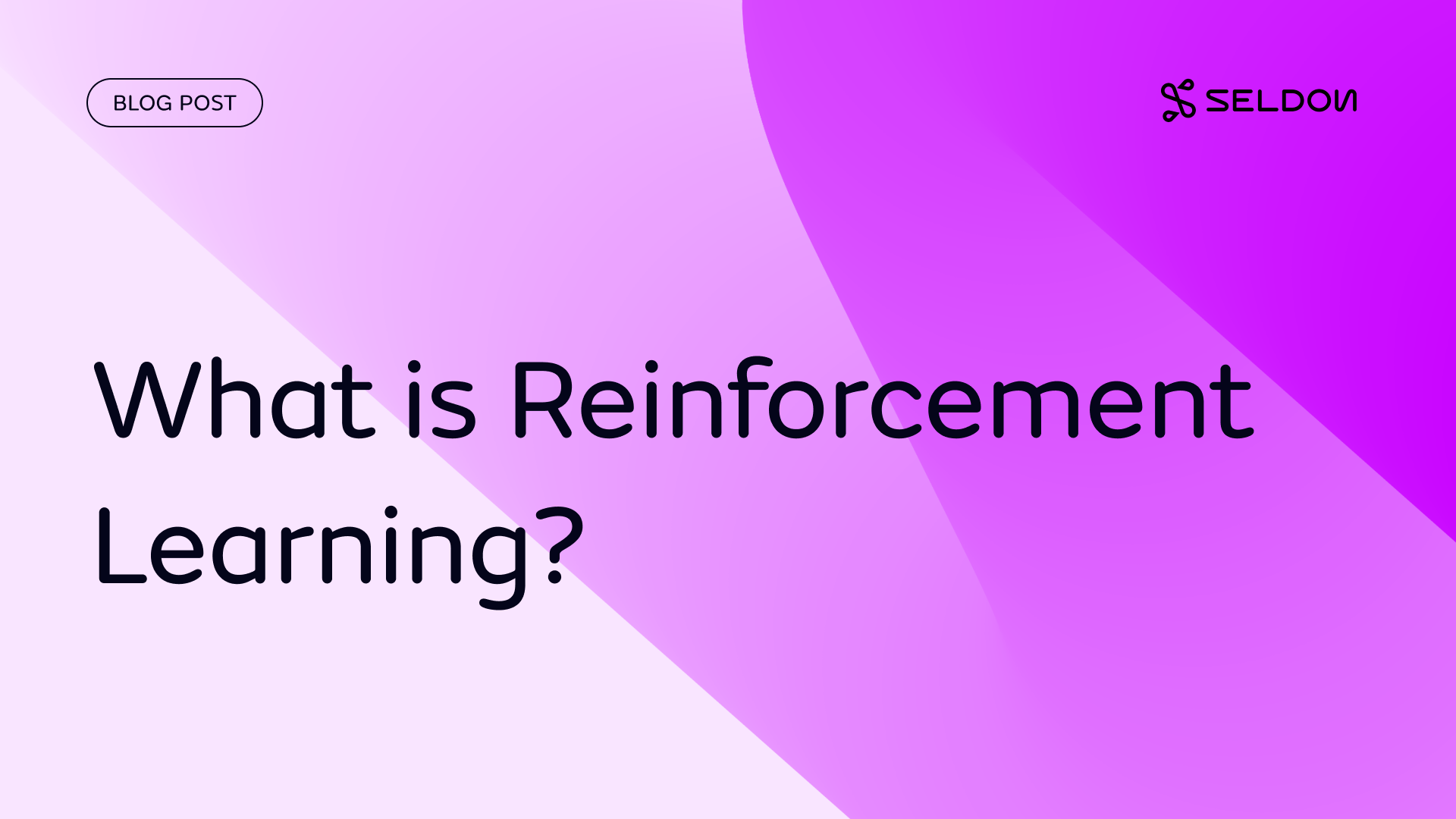 What is Reinforcement Learning? Seldon