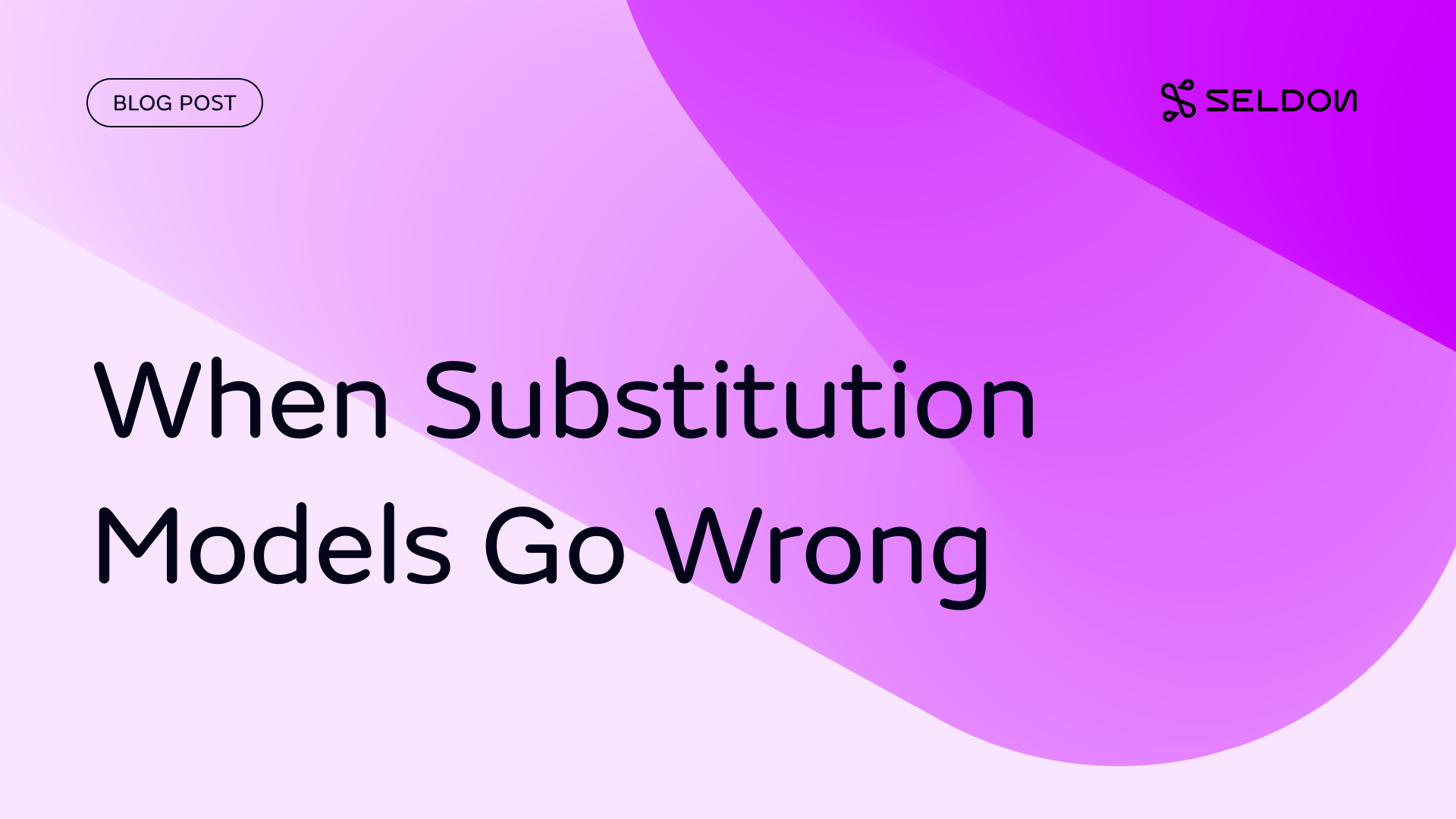 When Substitution Models Go Wrong