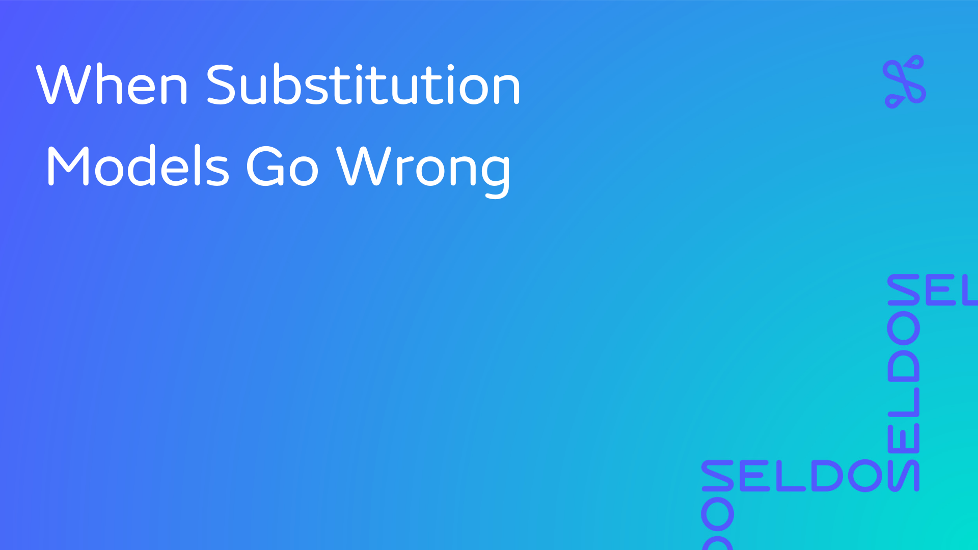 When Substitution Models Go Wrong