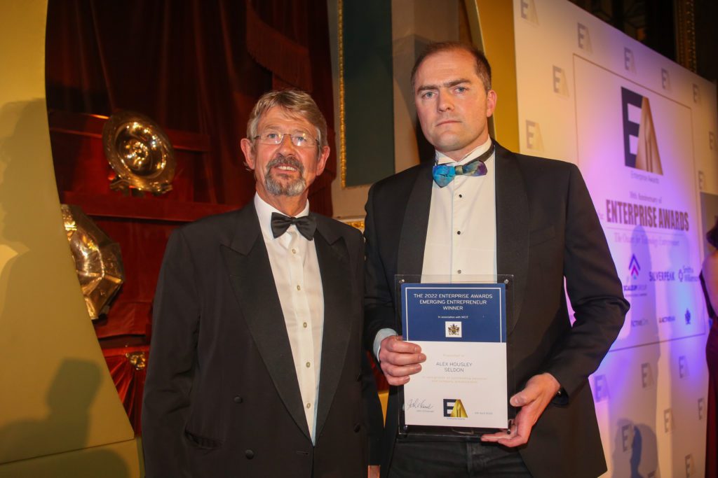 Alex Housley named Emerging Entrepreneur at the Enterprise Awards 2022 