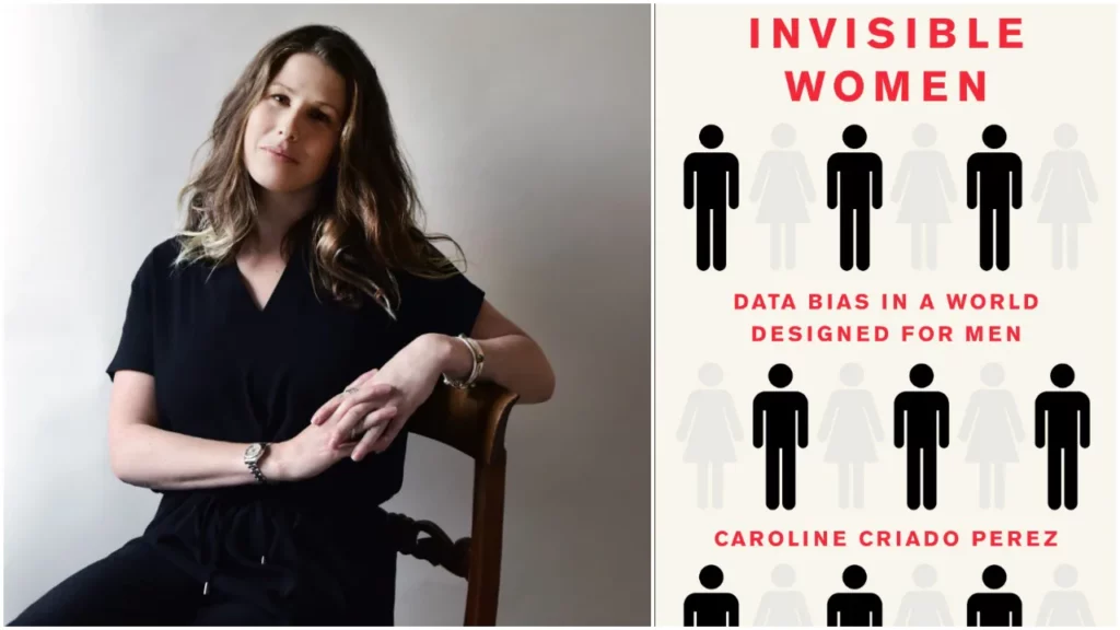 Caroline Criado Perez' book is titled Invisible Women: Data Bias in a World Designed for Men 